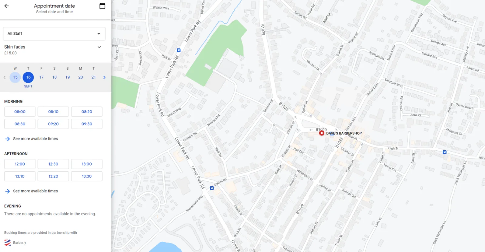 Buchungen über Google Maps erhalten